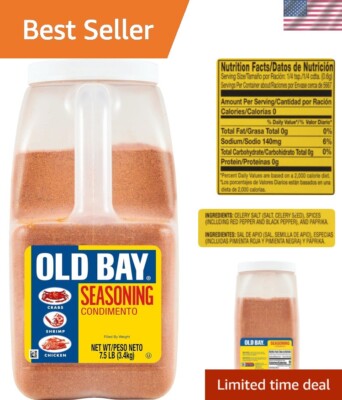 7.5 lb OLD BAY All-Purpose Seasoning   Perfect for Seafood, Chicken & More