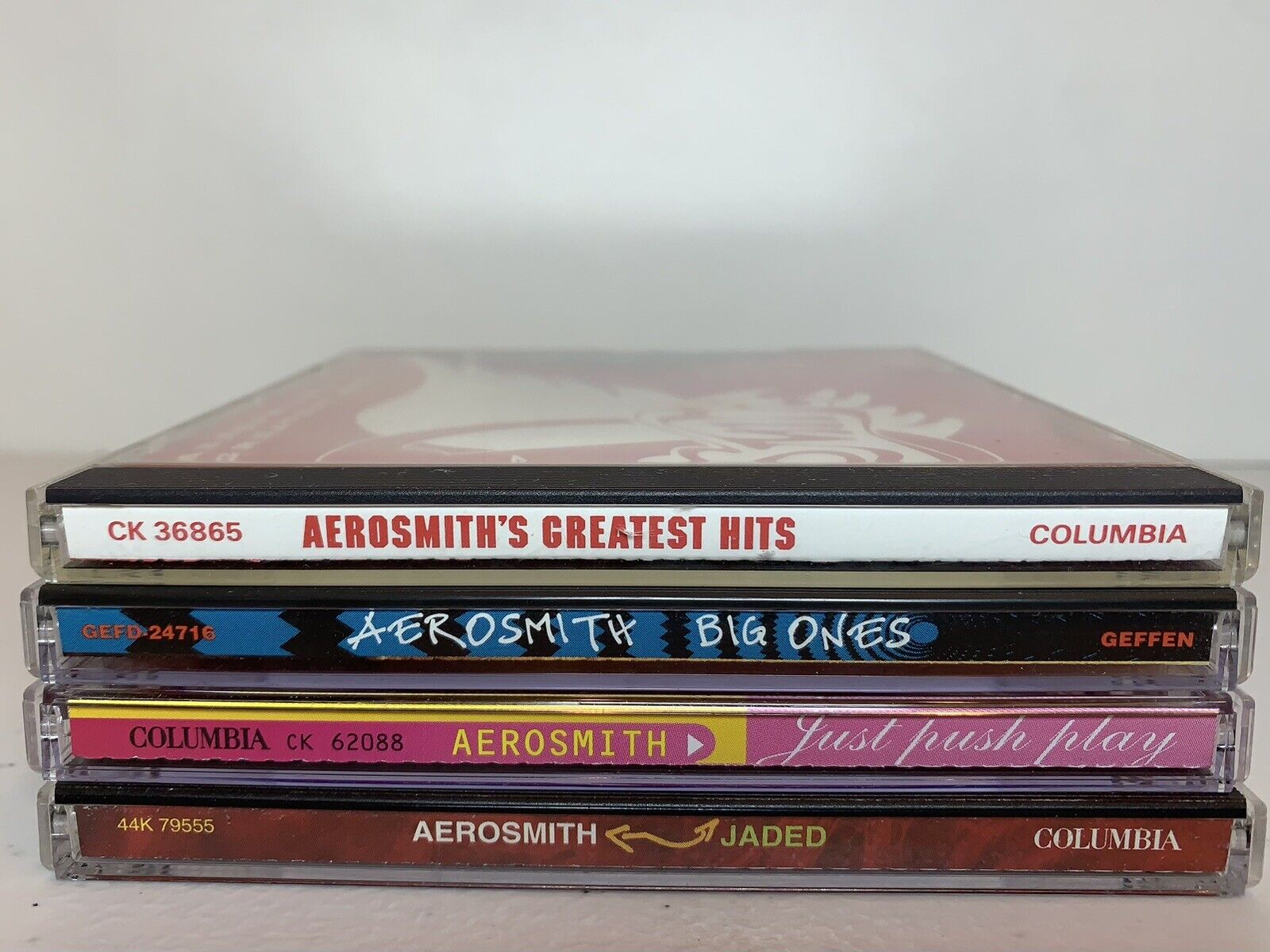 Aerosmith CD Lot Of 4 (3 Full & 1 Single).