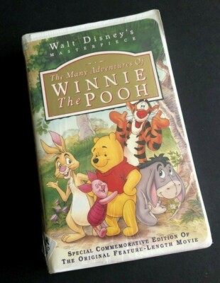 The Many Adventures of Winnie the Pooh (VHS, 1996) for sale online