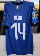 Moise Kean football shirt, worn issued, Italy Finland, first national goal