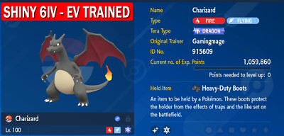   Pokemon Scarlet and Violet   SHINY Pokemon with 6IV Lvl 100 & Battle Ready!