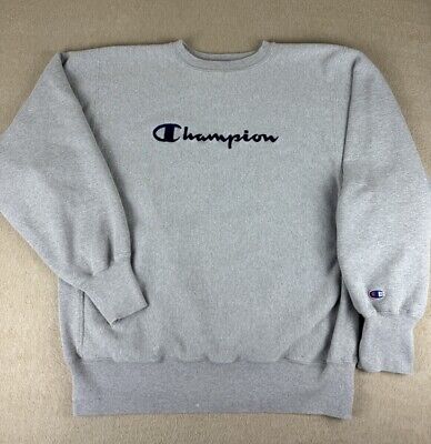 Vintage Reverse Weave XL Champion Sweatshirt Spell Out Made Vintage Reverse Weave XL Champion Sweatshirt Spell Out Made