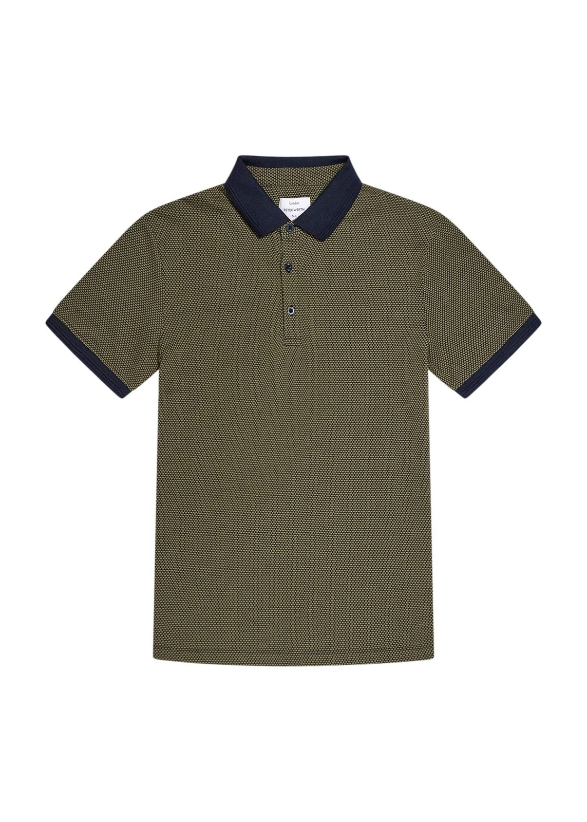 Peter Werth Mens Polo Shirt Cosway Polo Green