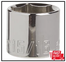 CRAFTSMAN Shallow Socket, SAE, 3/8-Inch Drive, 15/16-Inch, 6-Point (CMMT43020)