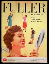 1950s Fuller Brush Company Catalog Home & Beauty Combs Brushes Cleaning Supplies