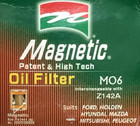OIL FILTER Fits MITSUBISHI NISSAN HYUNDAI FORD Mazda M06 Z142 with 4 x MAGNETS