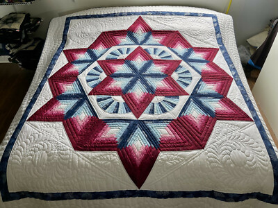 Amish Quilt for Sale Broken Star New Amish King Quilt
