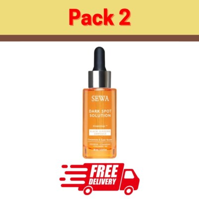 Sewa Black Ginseng Dark Spots Solution Ampoule Serum Blemishes Reduce 30 ml 2x