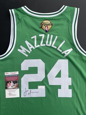 Joe Mazzulla Signed Autographed Boston Celtics Jersey 2024 Champs