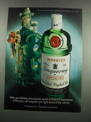 1983 Tanqueray Gin Ad - Find a Masterpiece