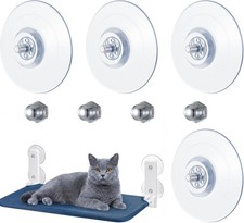 Cat Window Perch Suction Cups 4 Pcs Clear Strong Cat Window Hammock Suction Cup