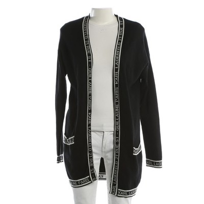Karl Lagerfeld Strickjacke XL Schwarz Weiß Sehr gut