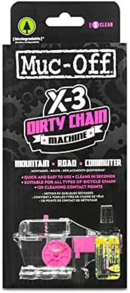 Paquete de limpiador de cadena Muc en amarillo - Mantenimiento eficiente de la cadena de bicicleta Foto 3 de 4