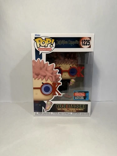 Funko Pop! Jujutsu Kaisen Yuji Itadori #1225 2022 Fall Convention LE W/Protector