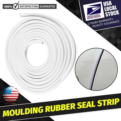 6M/20Ft White Car Door Boot Edge Protector Strip Trim U Shape Guard Seal Rubber