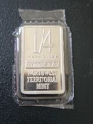 Northwest Territorial Mint 1/4 oz .999 Fine Silver Bar Bullion Sealed