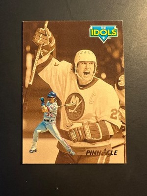 1992 pinnacle Score The Idols #299 Mike Bossy Larry Walker Montreal Expos