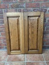 SOLID WOOD KITCHEN BI FOLD UNIT DOOR OAK COLOUR 620mm WIDE x 720mm HIGH