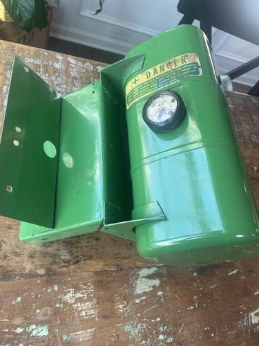 VTG John Deere 110 Metal Gas Fuel Tank Green Riding Mower USA With Accessories