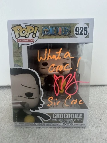 Funko Pop! Vinyl: One Piece - Crocodile #925 Signed And Cert  W/protector