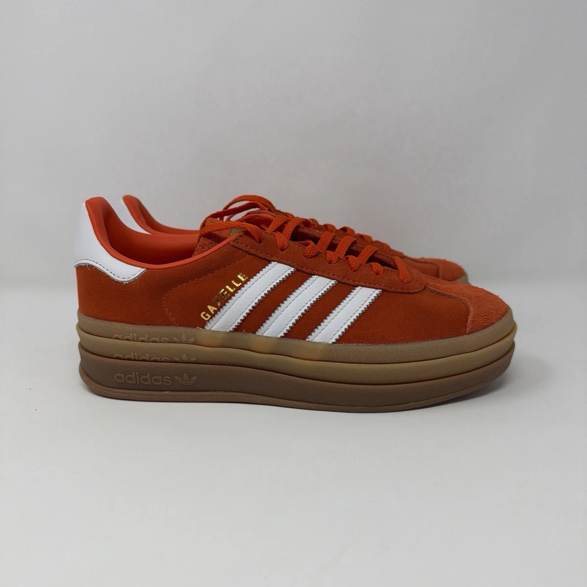adidas Gazelle Bold Collegiate Orange Gum W for sale | eBay