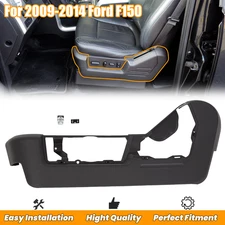 For 2009-2014 Ford F150 Seat Cover Trim Panel Bezel Black Drivers Side