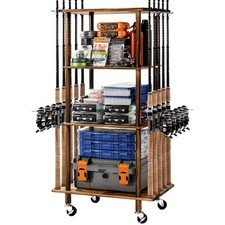 Fishing Rod Holders for Garage Fishing Pole Rack Hold up to 10 Rods Fishing P...