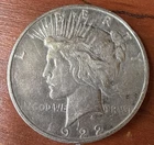 1922 Liberty Peace One Dollar Silver Coin