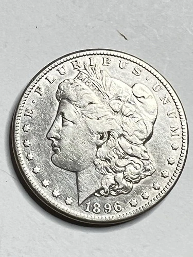 1896-S Morgan Dollar Silver $1 Better Date San Francisco Mint VF Detail Coin