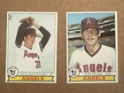 1979 Topps Baseball Card Lot California Angles Nolan Ryan 115, Joe Rudi 267