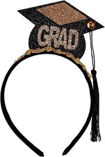 Mini Graduation Hat Headband Bachelor Cap Headband,2025 Graduation Par