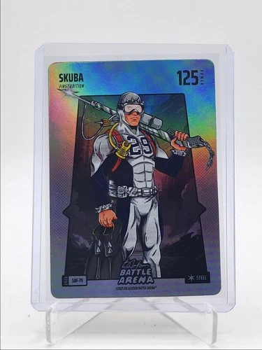 TARIK SKUBAL SKUBA 2026 BATTLE ARENA FIRST STEEL SILVER BATTLEFOIL Q5918