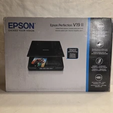 NEW OPEN BOX - Epson Perfection V19 II Flatbed Photo Color Scanner - B11B267201