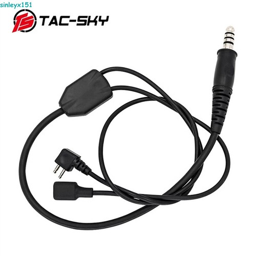 Tac-sky Y Cable Taktyczny zestaw słuchawkowy z redukcją szumów Ipsc Comtac I Ii Iii/peltor - Zdjęcie 7 z 11