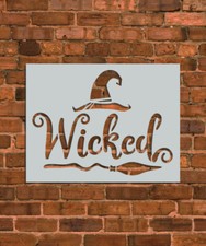 Halloween Wicked Stencil