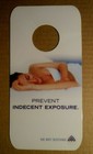 CASINO COLLECTIBLE DOOR HANGER PREVENT INDECENT EXPOSURE MONTBLEU LAKE TAHOE, NV — photo 1