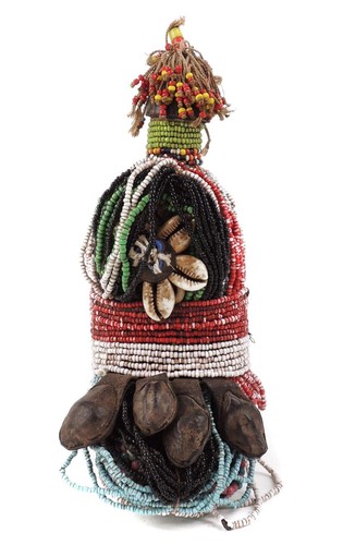 Fali Beaded Fertility Doll Cameroon - Picture 3 of 4