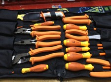 Ideal Journeyman Tool Kit Insulated 15 Piece 1000v WITH CARRYING CASE BAG