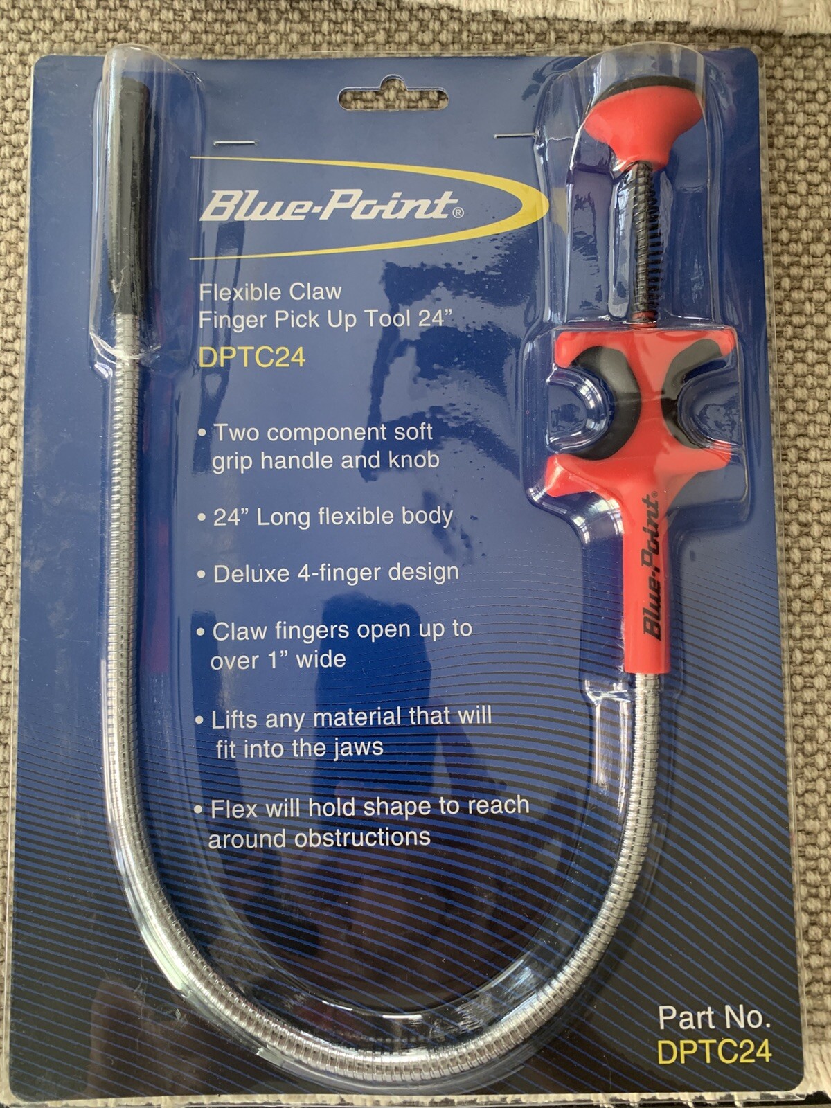 스냅온 블루 포인트 24 플렉시블 클로 핑거 픽업 툴(DPTC24)-Freehip.co.kr
