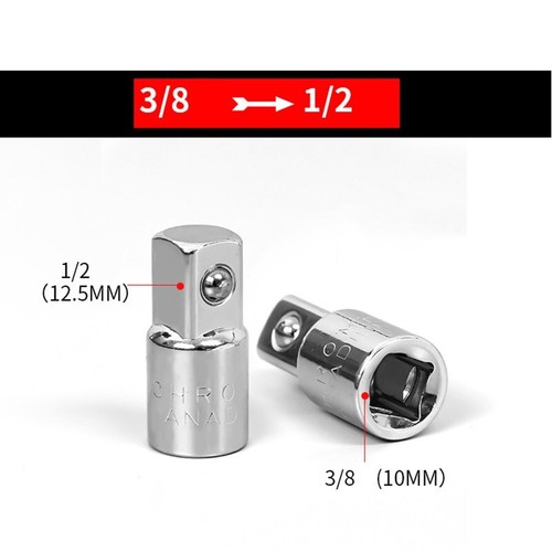 3/8 Zoll auf 1/2 Zoll Buchse auf Stecker Steckschlüssel Adapter Konverter Steckschlüssel Werkzeuge - Bild 24 von 76