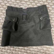 Burberry Children Girls Wool/Cashmere Skirt Adjustable Waist Lined Sz 7 Y/122 Cm