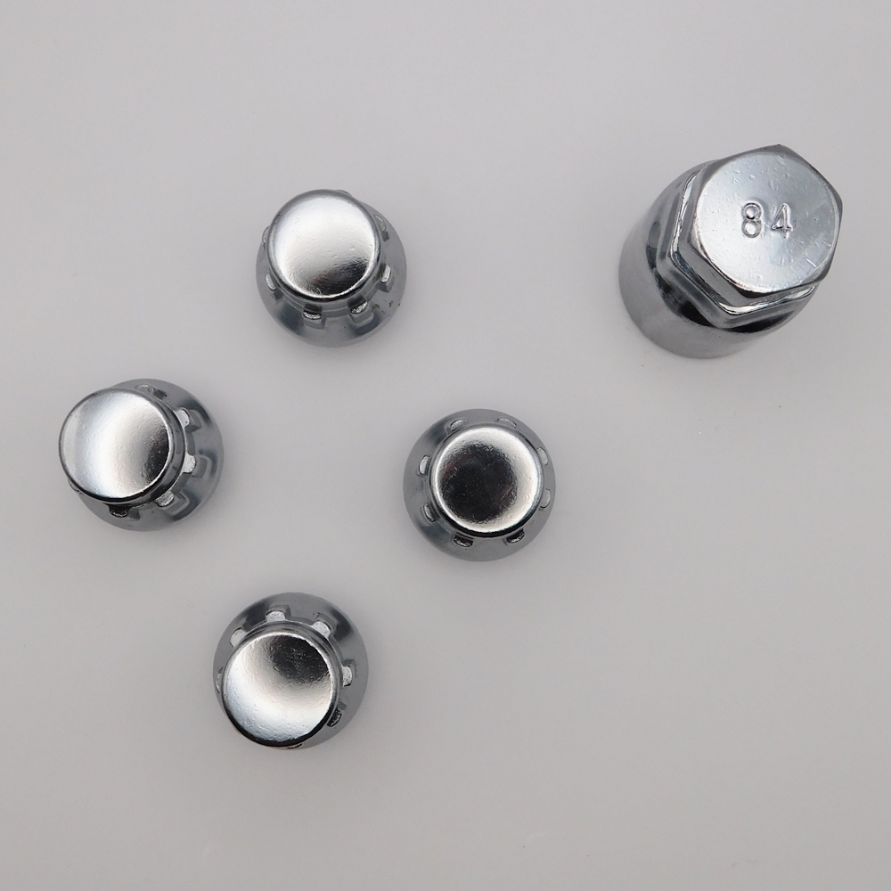 Locking Wheel Nuts M12x1.5 Closed Bimecc Chrome For Hyundai Getz i10
