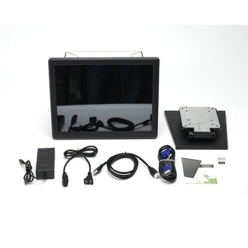 15'' Touch Screen LCD Display USB VGA POS Monitor High Res Restaurant for Bar US - Picture 7 of 12