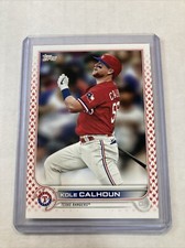 2022 Topps #605- KOLE CALHOUN Independence Day SP #'d/76