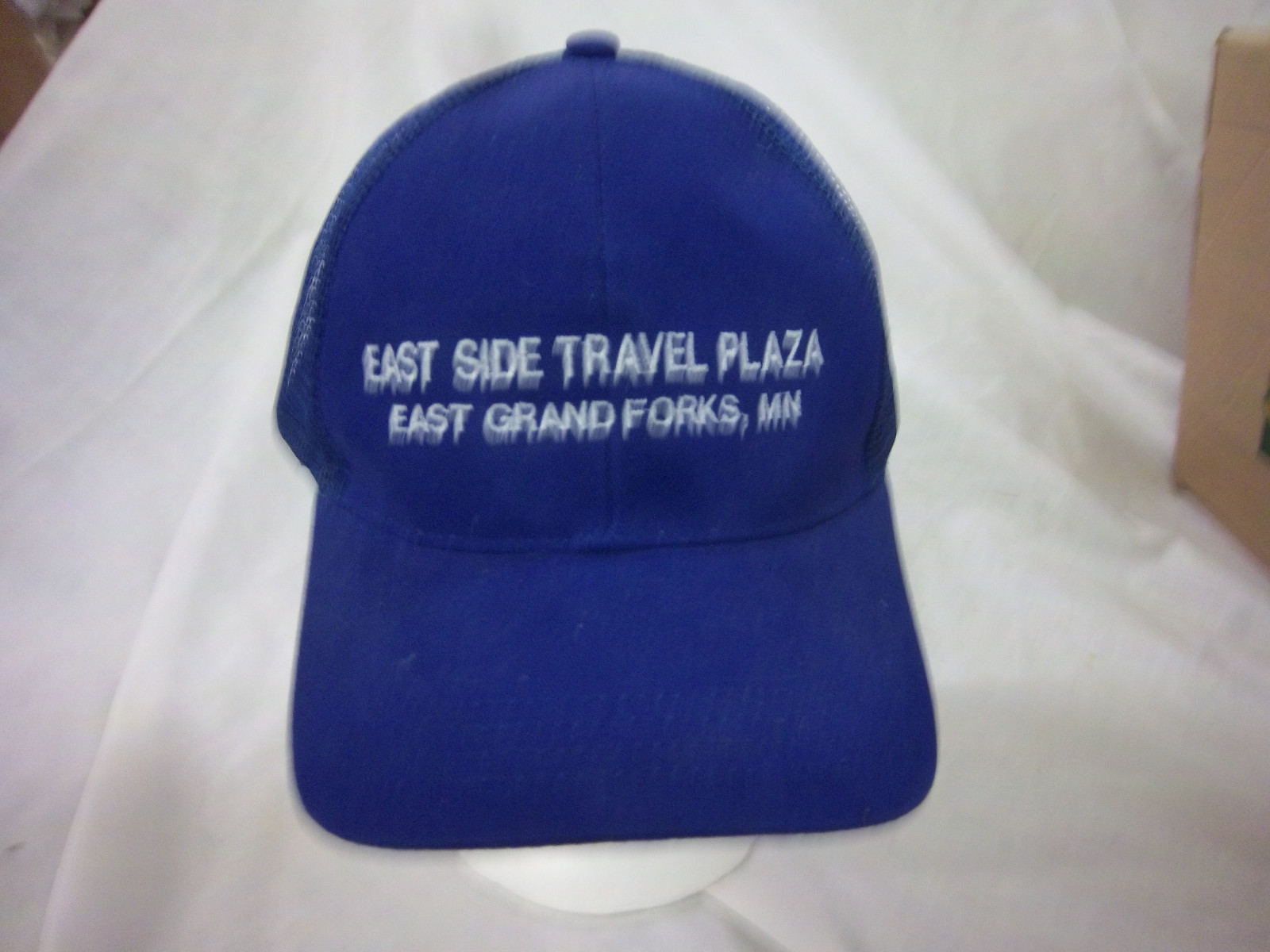 trucker hat baseball cap EAST SIDE TRAVEL PLAZA retro cool mesh rare 1980