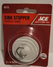 Lot of 5 NEW ACE Rubber SINK STOPPER Basin 40176 1-3/8 INCH