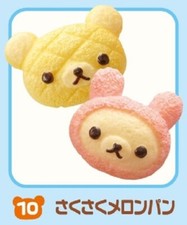 Re-Ment Rilakkuma Honwa Bakery Set 10-Melon Pan, 1:6 scaledollhouse miniatures