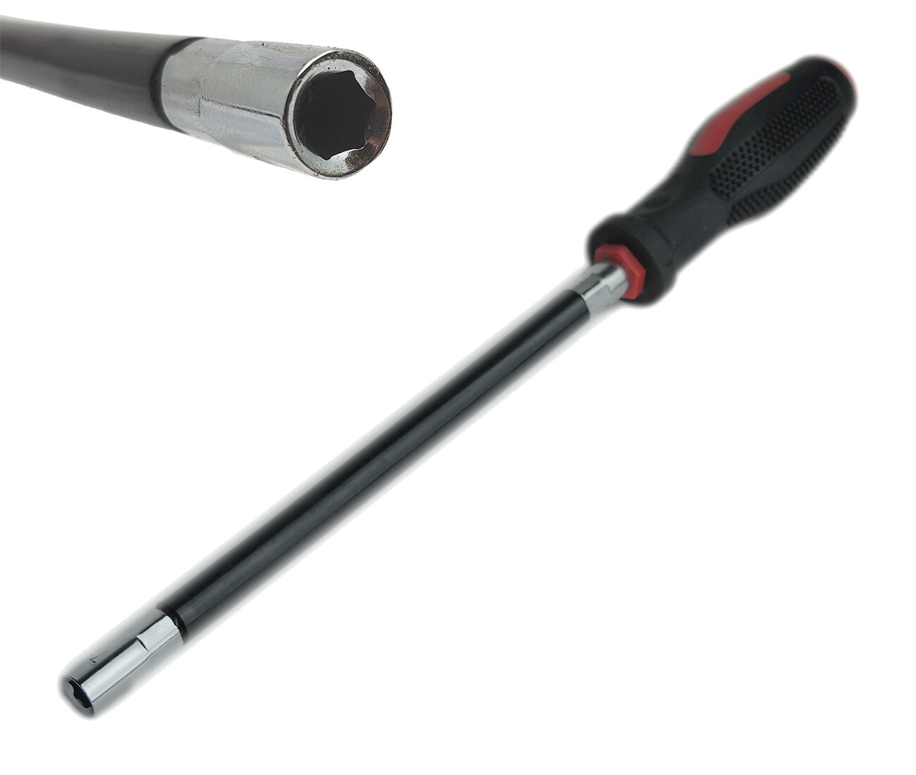 Cacciavite Giravite lunghi flessibile da 300mm femmina esagonale 7mm ART 3