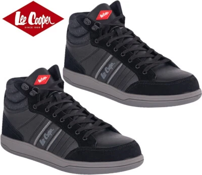 Mens Lee Cooper Ankle Safety Steel Toe Cap Mid Cut Work Boots Trainers Shoes Sz