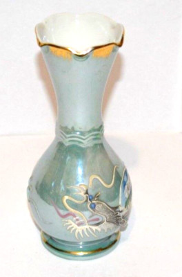 Vintage G F Japan Flower Vase Florida 3D Sea Creature Japan